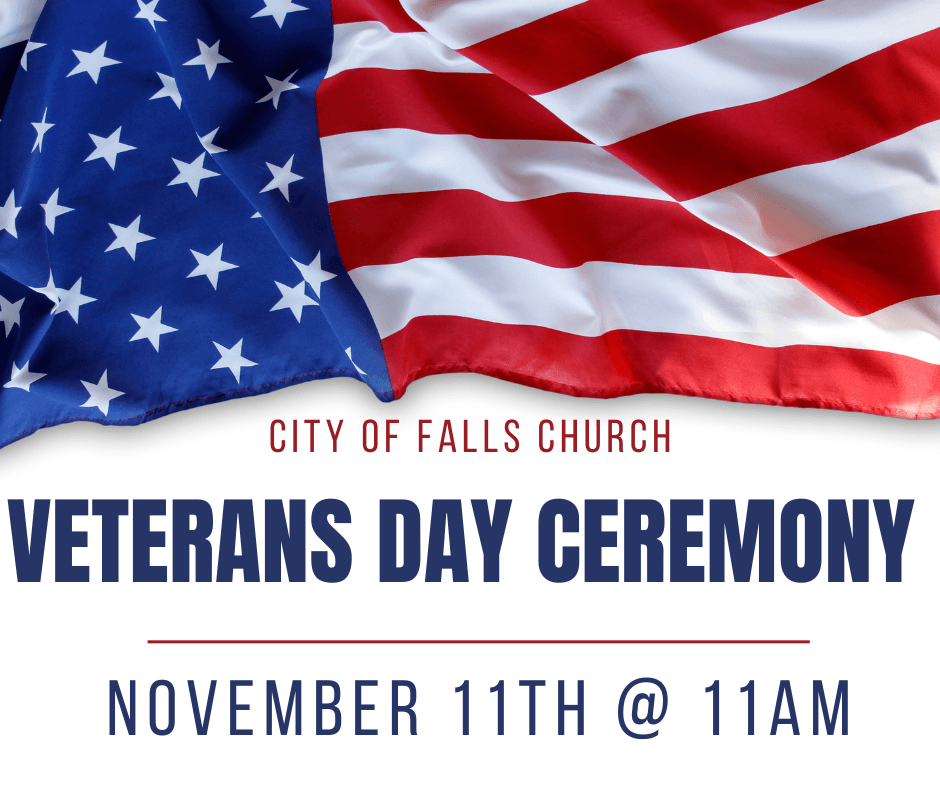 Veterans Day Ceremony November 11th at 11am